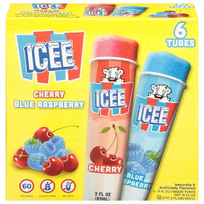 10% off 6-ct. 18-oz. ICEE frozen raspberry & wild cherry tubes