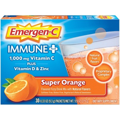 Buy 2, get $5 Target GiftCard on select Emergen-C Immune+ vitamins & supplements