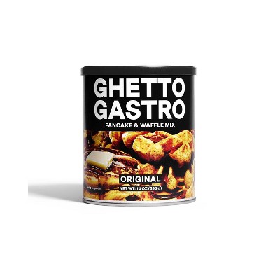 Save $1 off on 14-oz. Ghetto Gastro pancake & waffle mix
