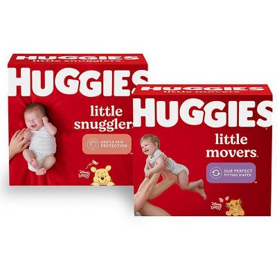 Save $1.50 on any ONE (1) Package of HUGGIES® Diapers (valid only on 10 ct. to 108 ct.)
