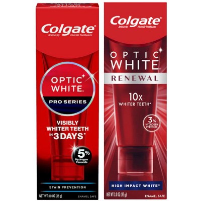 SAVE $4.00 On any ONE (1) Colgate® Optic White® Pro or Renewal Toothpaste (3oz or larger)