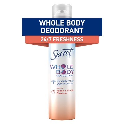 Buy 1, get 1 25% off on select Secret whole body deodorants
