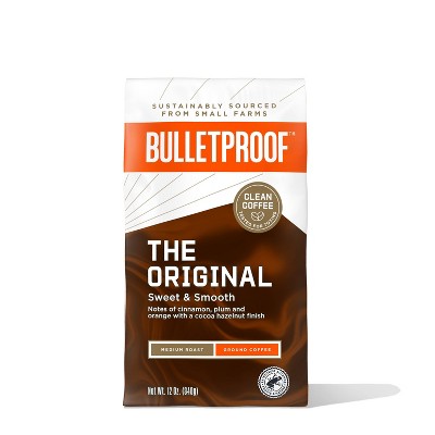 Save $3 on 12-oz. Bulletproof medium roast ground coffee