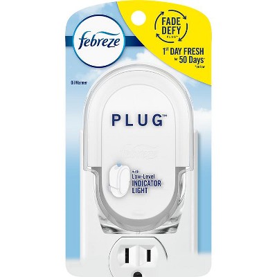 Save $2.30 ONE Febreze Plug Scented Oil Warmer (excludes trial/travel size).