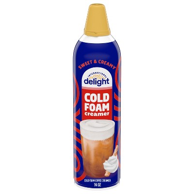 20% off 14-fl oz. International Delight cold foam coffee creamer