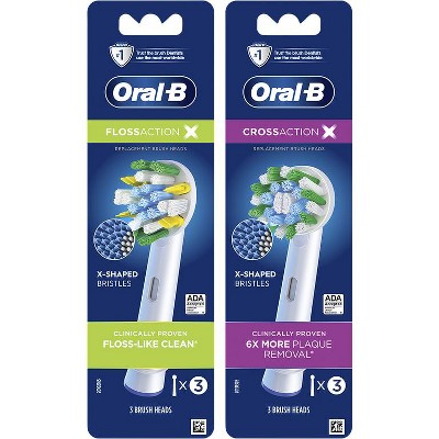 Save $5.00 ONE Oral-B CrossAction OR FlossAction 3 ct or greater OR iO Replacement Brush Heads (excludes trial/travel size).