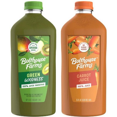 SAVE $0.75 On ONE (1) Bolthouse Farms 52oz Green Goodness, 100% Carrot or Vanilla Chai Only