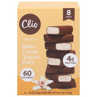 20% off 6.2-oz. 8-ct. Clio Snacks strawberry & vanilla greek yogurt mini bars