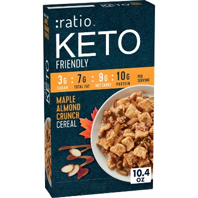 20% off 10.4-oz. Ratio maple & vanilla almond crunch cereal