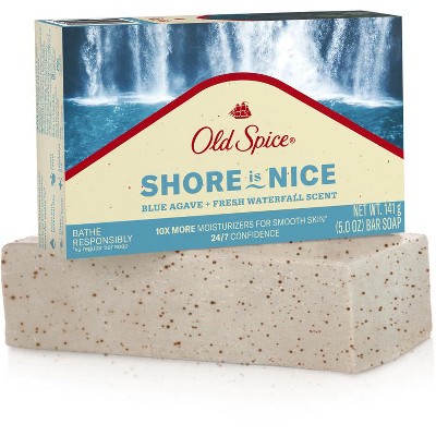 Save $2.00 ONE Old Spice Shore is Nice, Off the Grid, OR Seas the Day Bar Soaps.