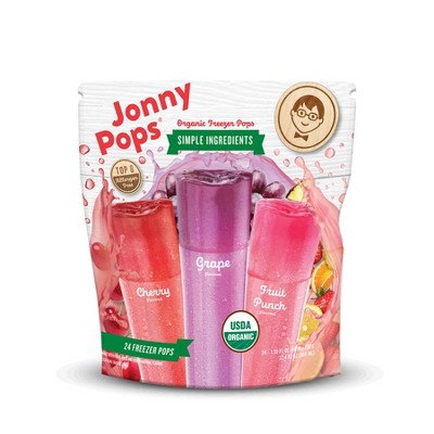 25% off 24-ct. Jonny Pops organic freezer pops