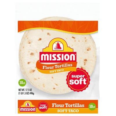 10% off Mission super soft tortillas, taco & fajita