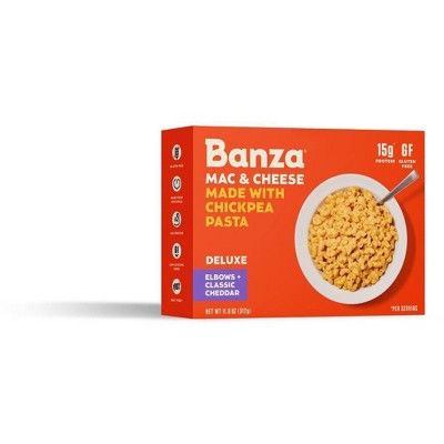 $3.59 price on Banza chickpea mac and deluxe cheddar - 11oz