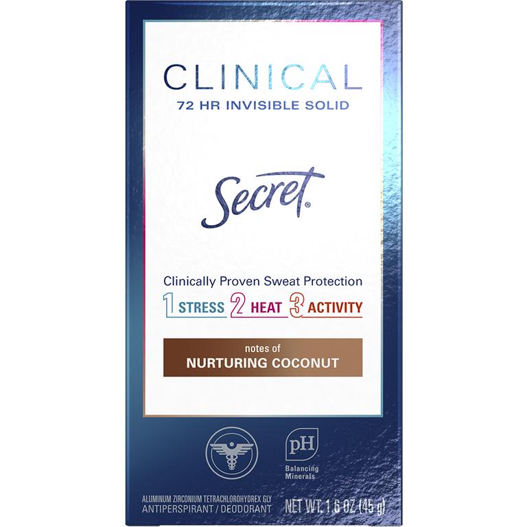 Save $2.00 ONE Secret Clinical Antiperspirant / Deodorant (excludes trial/travel size and sprays).