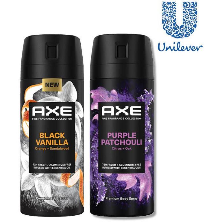 $3.00 OFF on TWO (2) Axe Deodorant Products. Excludes Trial and Travel Sizes.