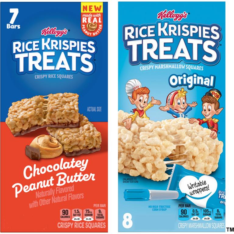 SAVE $1.00 on any TWO Kellogg's® Rice Krispies Treats® Crispy Marshmallow Squares
