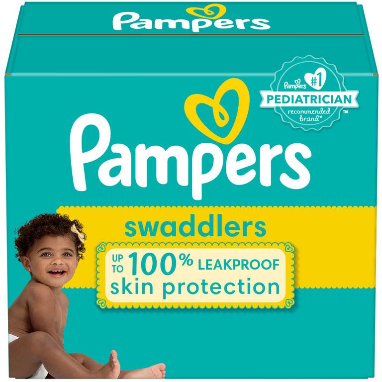 Save $3.00 ONE BOX Pampers Swaddlers Diapers (excluding Overnights).