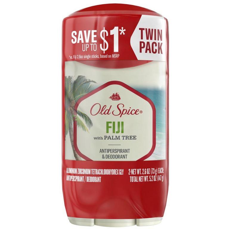 Save $1.00 ONE Old Spice Deodorant 2-Pack Select Varieties