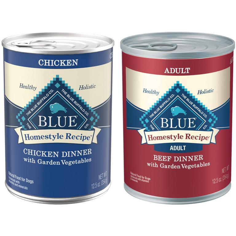 Save $1.00 when you buy any TWO (2) cans of BLUE Wet Dog Food (5.5oz or larger)