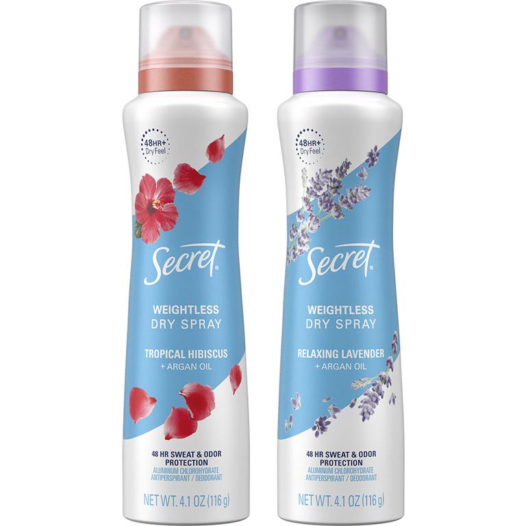 Save $4.00 TWO Secret Dry Sprays (excludes trial/travel size).