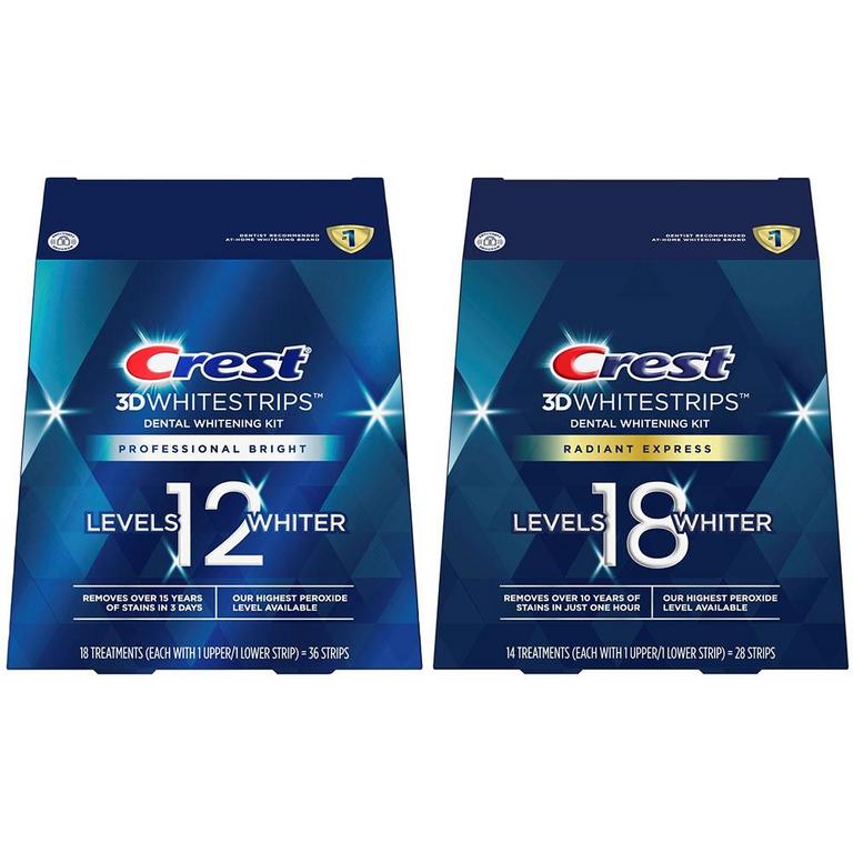 Save $10.00 ONE Crest 3DWhitestrips (excludes Noticeably White, Classic White and trial/travel size).