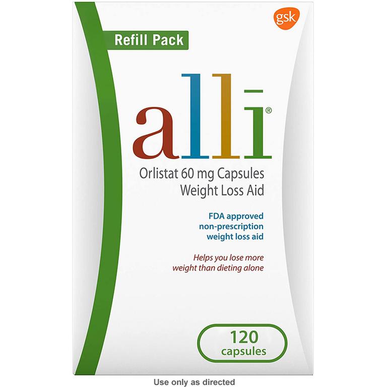 SAVE $12.00 on any ONE (1) alli® 60ct Product or 120ct Refill Pack Product