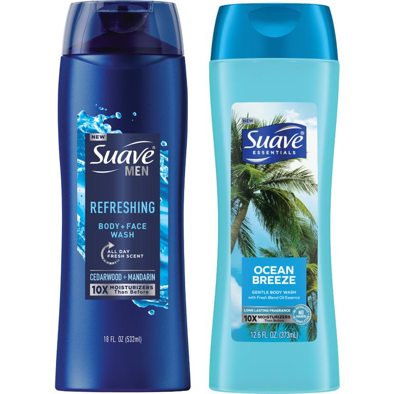 SAVE $1.00 on any TWO (2) Suave® Body Wash, Select Varieties