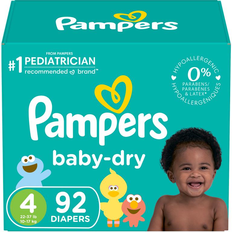 $3.00 OFF ONE Pampers® Swaddlers Diapers, Baby Dry Diapers or Easy Ups Super Pack (excludes trial/travel size)