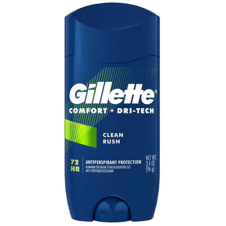 Save $5.00 THREE Gillette Invisible Solid Clean Rush 3.2 oz