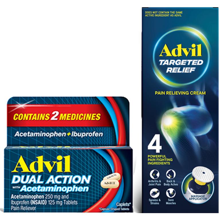 $3 off 1 on ONE (1) Advil 144ct or larger, Advil PM 80ct or larger or any Advil Targeted Relief