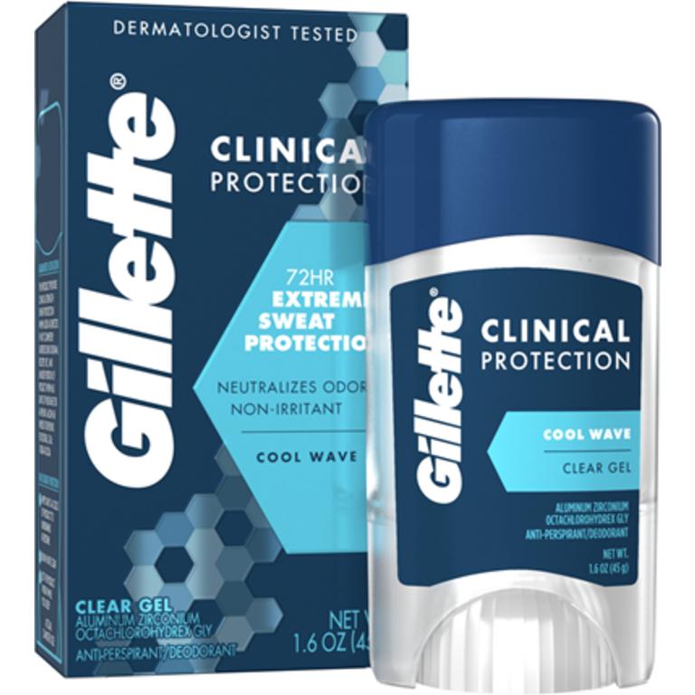 $4 off 2 TWO Gillette Clinical Antiperspirant/Deodorant Select Varieties