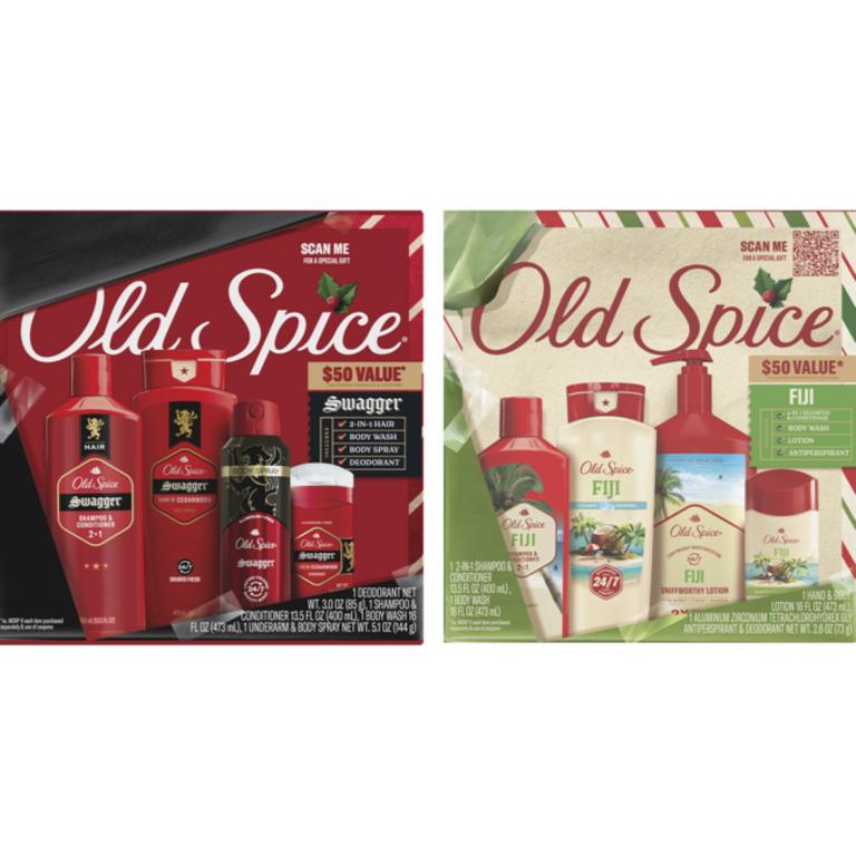 $2 off 1 ONE Old Spice Limited Edition Holiday Gift 3ct or 4ct-Packs.