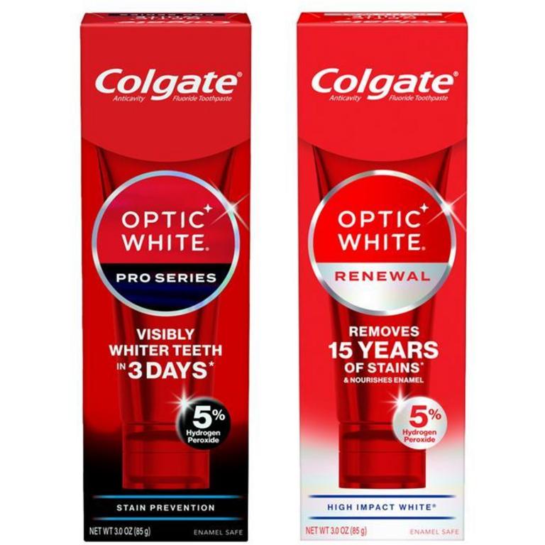 $4 off 1 On any Colgate Optic White Pro Series or Renewal Toothpaste (including multipacks)