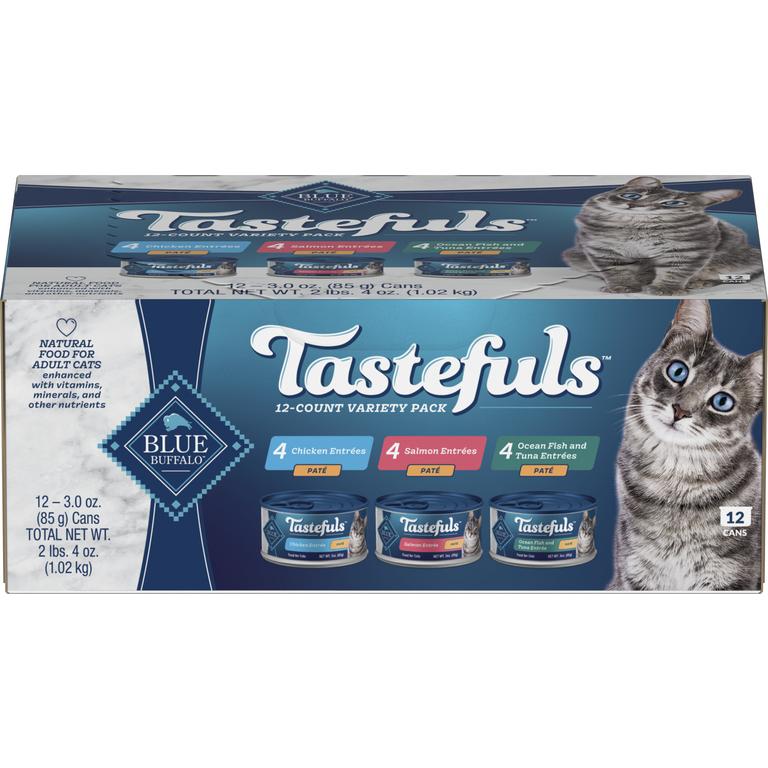 $1.50 off 1 when you buy ONE (1) BLUE Tastefuls wet food variety packs or multipacks (12ct)