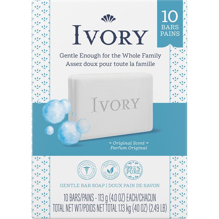 $0.50 off 1 ONE Ivory Bar Soap 4ct or Larger.