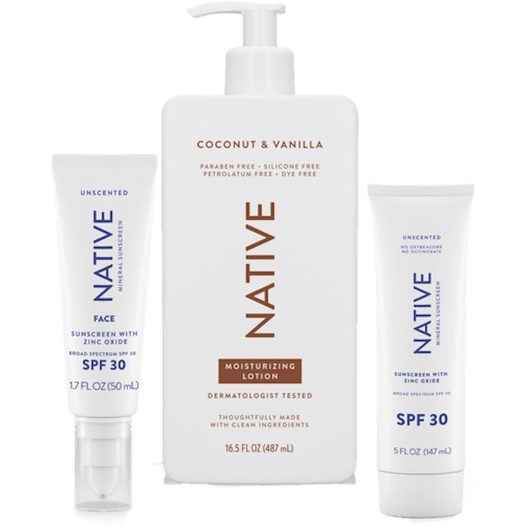 $1 off 1 ONE Native Sun Care or Body Lotion Product (excludes trial/travel size).