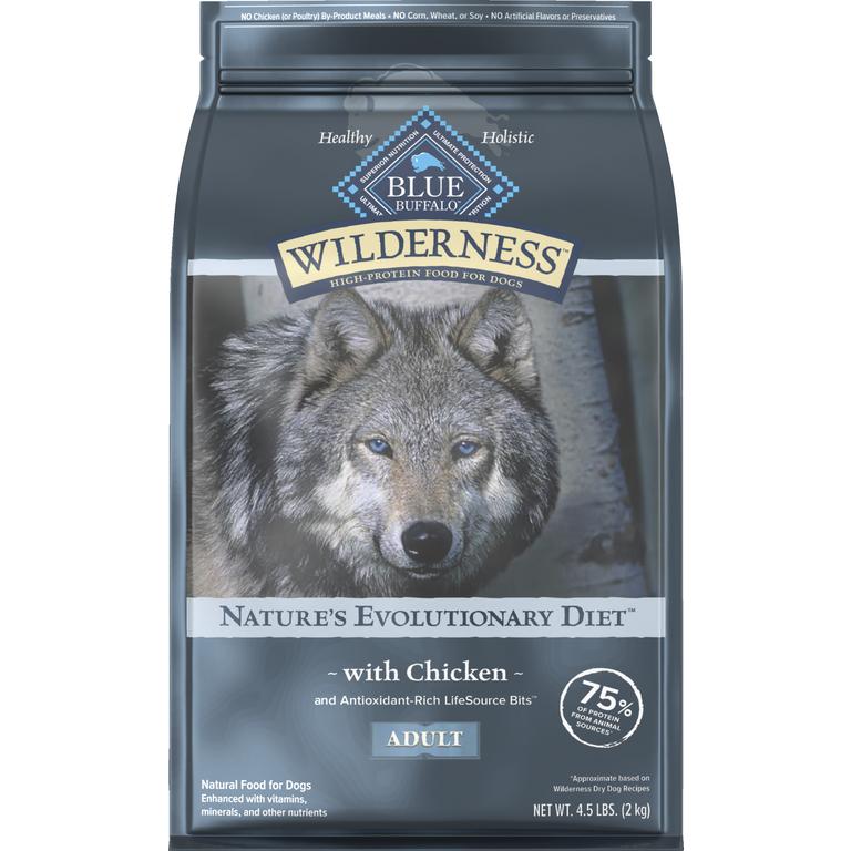 $5 off 1 when you buy ONE (1) bag of BLUE Wilderness Dry Dog Food (4.5lb+)
