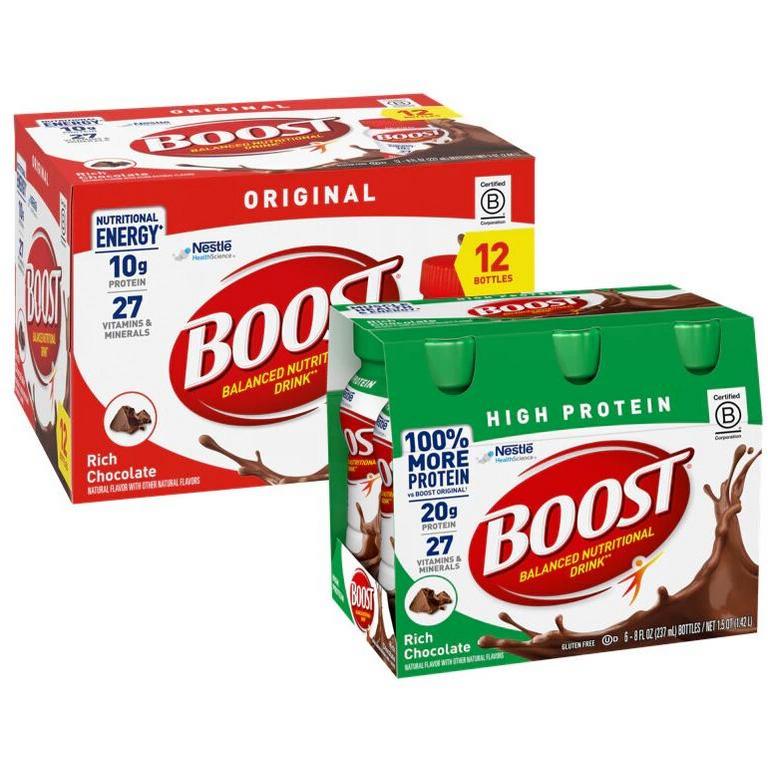 $6 off 2 on TWO (2) BOOST® Nutritional Drinks 4pk or larger