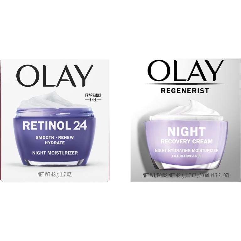 $6 off 1 ONE Olay Retinol Facial Moisturizer or Olay Night Recovery Cream 1.7 oz.