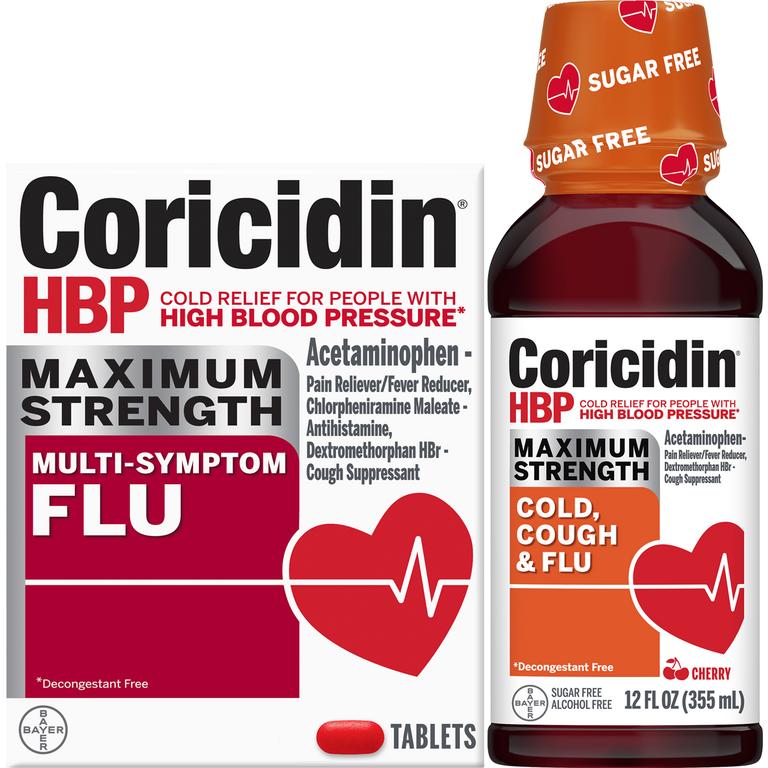 $2 off 1 on any ONE (1) Coricidin® HBP 16ct+ or 12oz