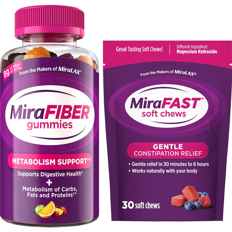 $3 off 1 on any ONE (1) MiraFAST™ product or any MiraFIBER® gummies
