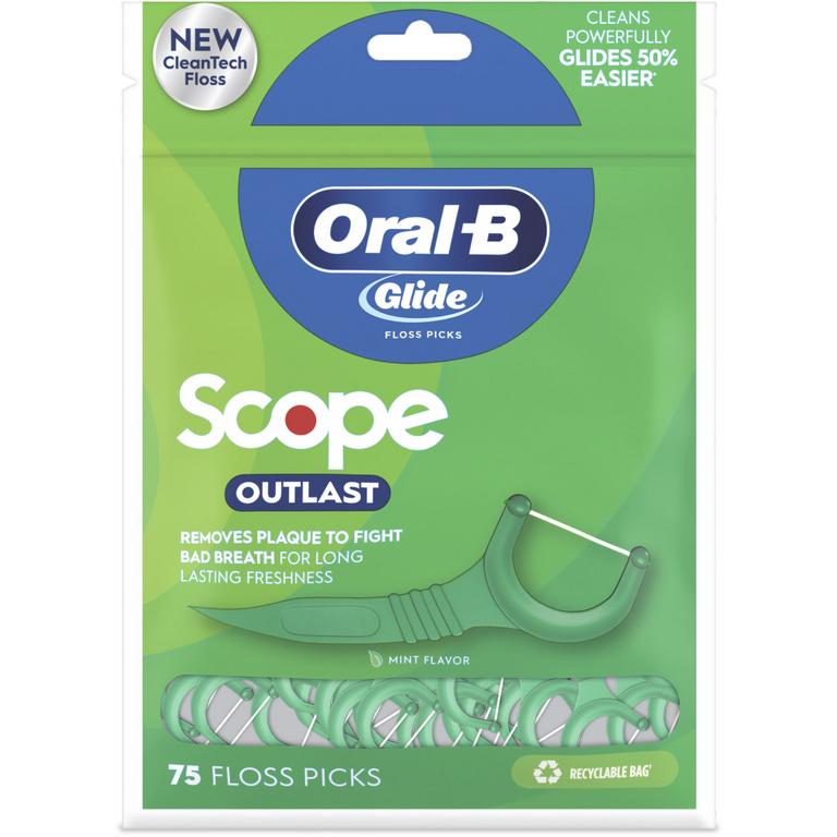 $1 off 1 ONE Oral-B Glide Manual Floss OR Oral-B Expanding Floss OR Oral-B Glide Floss Picks (Excludes Essential Floss, Satin Floss, Oral-B Fresh Mint Picks and trial/travel size).