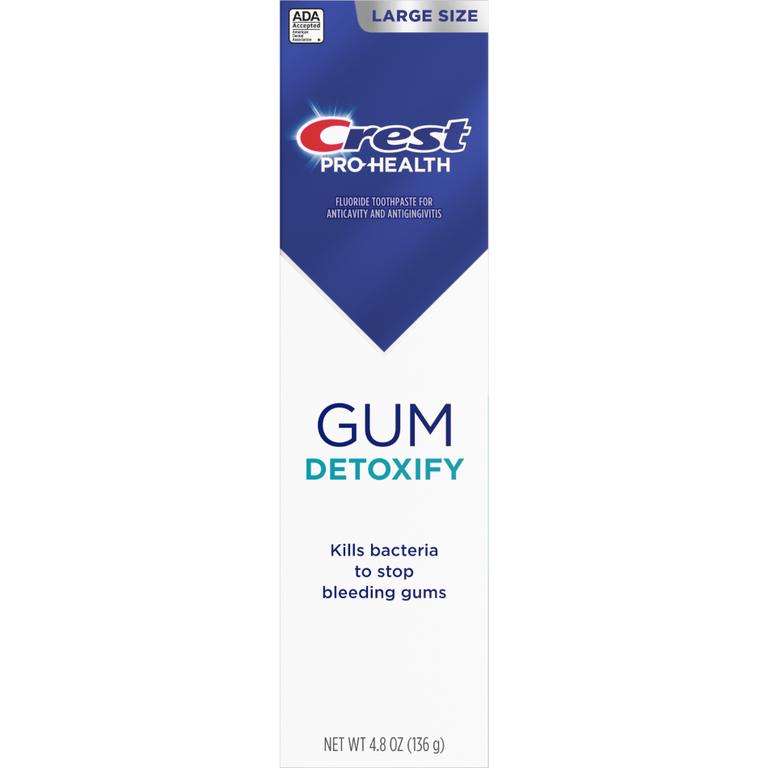 $4 off 1 ONE Crest Gum Detoxify, Enamel Repair & Gum, Gum Restore, Sensitivity & Gum, Gum & Bacteria Shield, Breath Purify & Gum, Gum Rescue, or Densify 3.8 oz or larger (excludes all other variants, kids, and trial/travel size).
