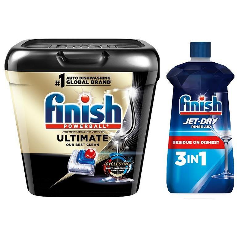 $3 off 1 on Any ONE (1) Finish® Dishwasher Detergent (Ultimate 28ct or larger or Quantum® 36ct or larger), or JET-DRY® Rinse Aid (23oz. & larger)