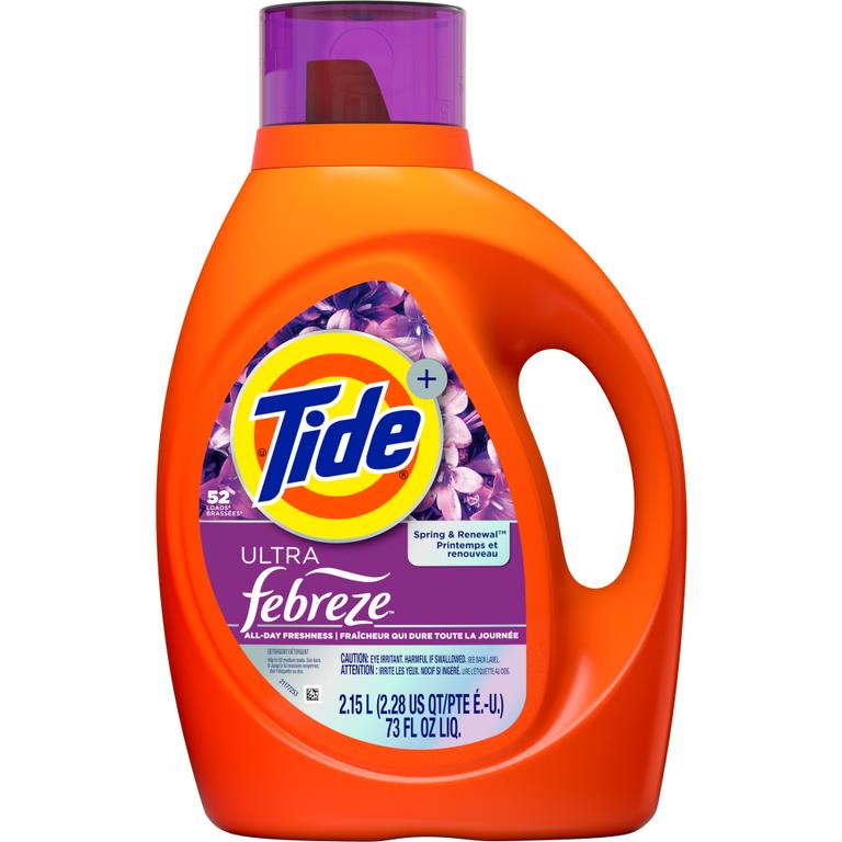 $3 off 1 ONE Tide Laundry Detergent 73-84 oz (excludes Tide Rinse, Tide purclean, Tide Powder, Tide PODS, Tide Rescue, Studio by Tide Laundry Detergent, Tide Simply Laundry Detergent, Tide Simply PODS, Tide Detergent 10 oz and trial/travel size).