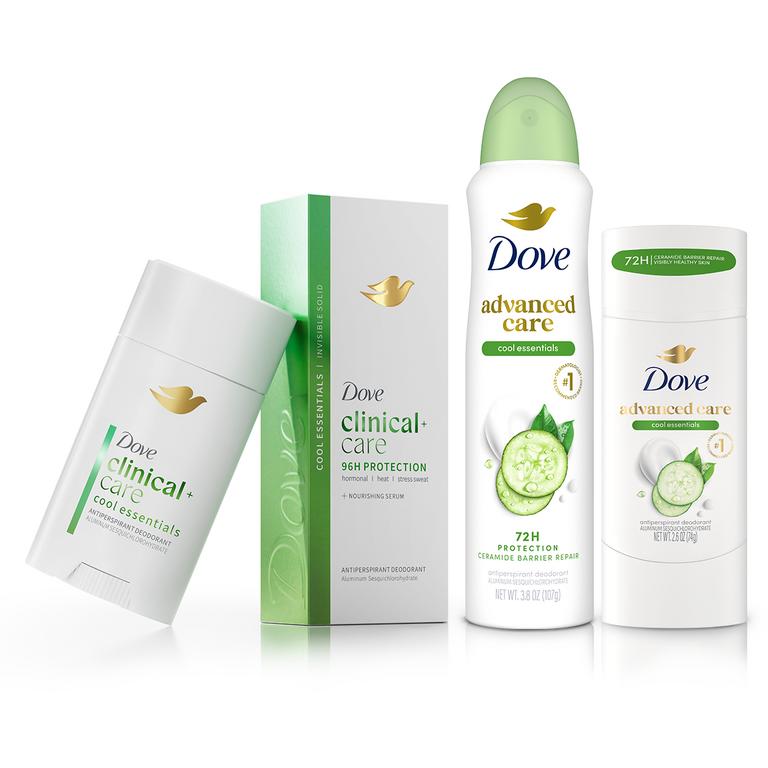 $4 off 2 on Any TWO (2) Dove Deodorant Product (excludes Trial & Trial, Twin Packs, Invisible Solids and Dove Men+Care)