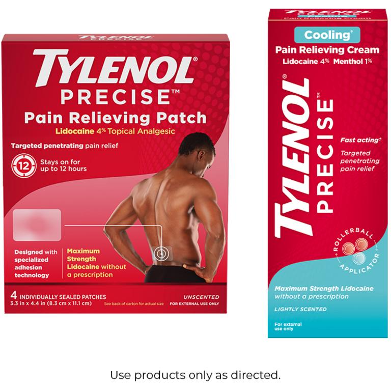 $3.50 off 1 on any ONE (1) TYLENOL® PRECISE ™ Pain Relieving Patches or Cream Products (Excludes Adult TYLENOL®, TYLENOL® PM, TYLENOL® Cold & Sinus, and travel & trial sizes)
