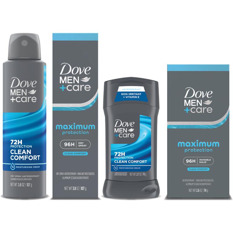 $4 off 2 on any TWO (2) Dove Men+Care Antiperspirant or Deodorant Stick, Dry Spray, or Whole Body (excludes Twin Packs and Trial&Travel Sizes)