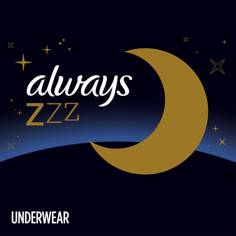 $2 off 2 TWO Always ZZZ Underwear (7ct).