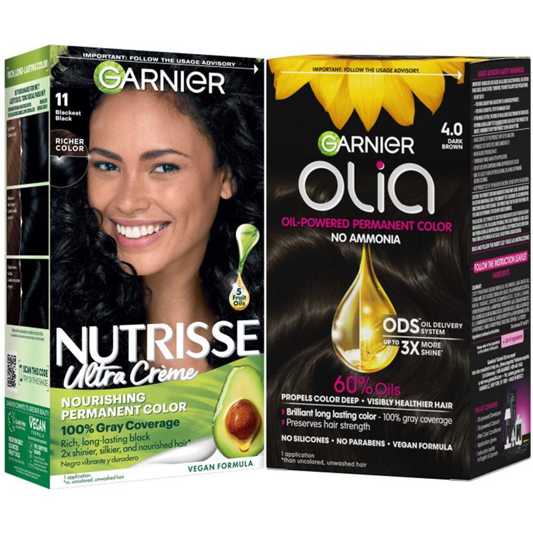 $5 off 2 off ANY TWO (2) Garnier® Nutrisse® or Olia® haircolor products